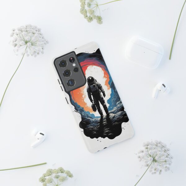 Astronaut Case, Tough Phone Cover, Galaxy Art Protector, Space Lover Gift, Unique Mobile Accessory