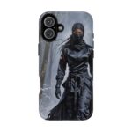 Artistic Phone Case, Ninja Aesthetic, Unique Smartphone Cover, Adventurous Spirit