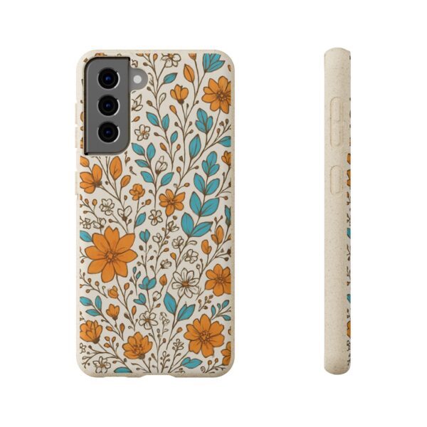 Floral Biodegradable Phone Case - Eco-Friendly Design for Nature Lovers
