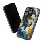 Vibrant, Artistic Tough Phone Case, Modern Art, Smartphone Accessories