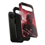Red Urban Warrior Phone Case for Gamers & Action Fans