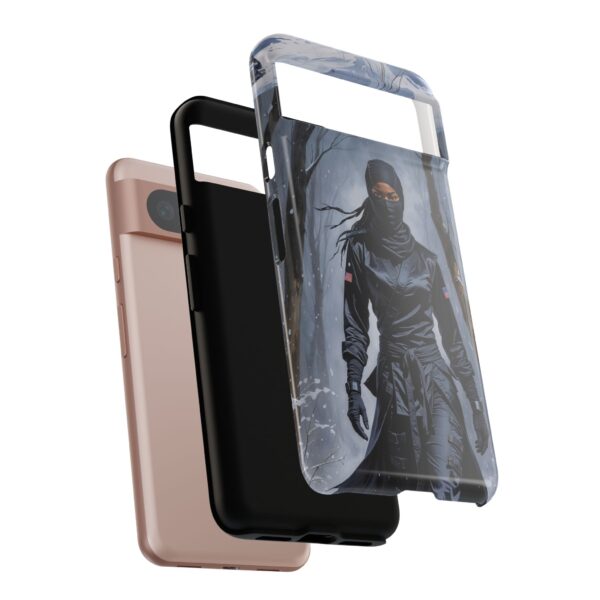 Artistic Phone Case, Ninja Aesthetic, Unique Smartphone Cover, Adventurous Spirit