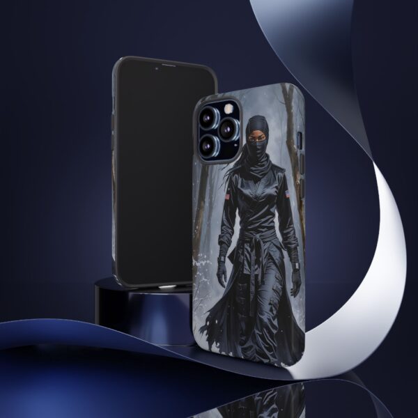 Artistic Phone Case, Ninja Aesthetic, Unique Smartphone Cover, Adventurous Spirit