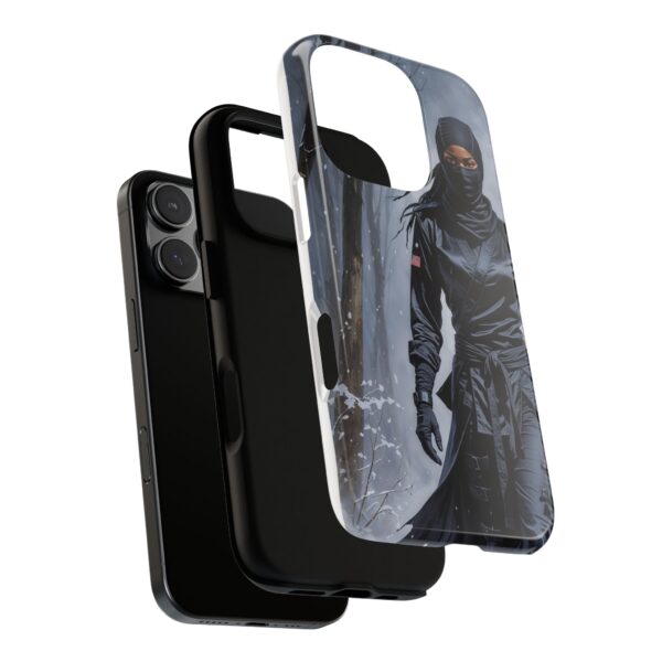 Artistic Phone Case, Ninja Aesthetic, Unique Smartphone Cover, Adventurous Spirit