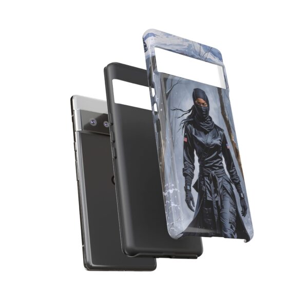Artistic Phone Case, Ninja Aesthetic, Unique Smartphone Cover, Adventurous Spirit