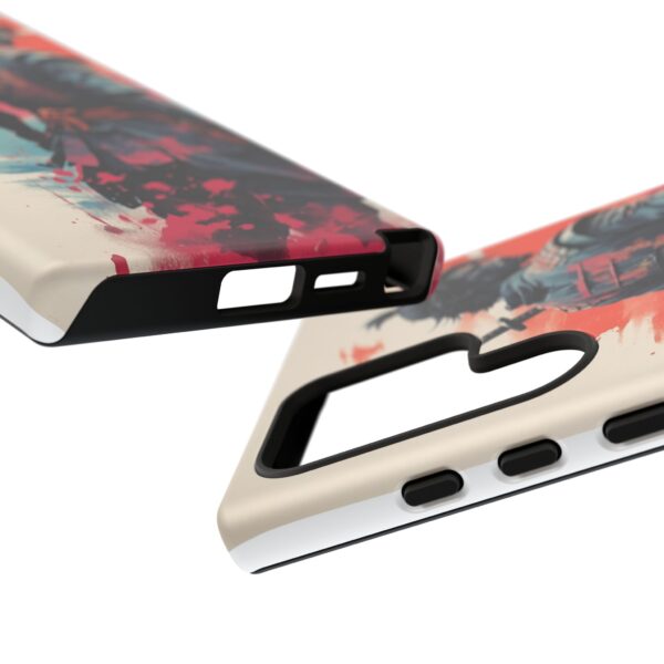 Samurai Warrior Phone Case, Tough Cases, Unique Phone Accessories, Phone Cover Gift, Gamer Phone Decor, Anime Style Case