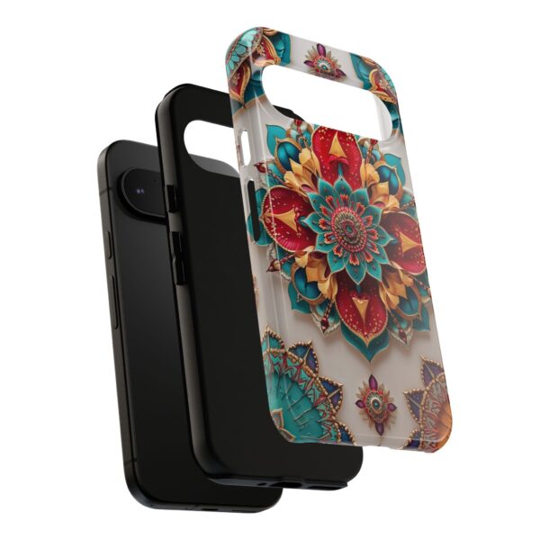 Colorful Mandala Phone Cover, Bohemian Style Accessory, Unique Gift for Her, Stylish Smartphone Protection