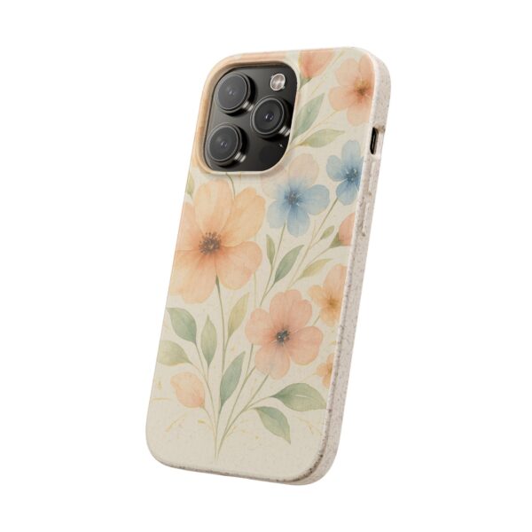 Floral Biodegradable Phone Case - Eco-Friendly Nature Design