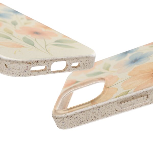 Floral Biodegradable Phone Case - Eco-Friendly Nature Design