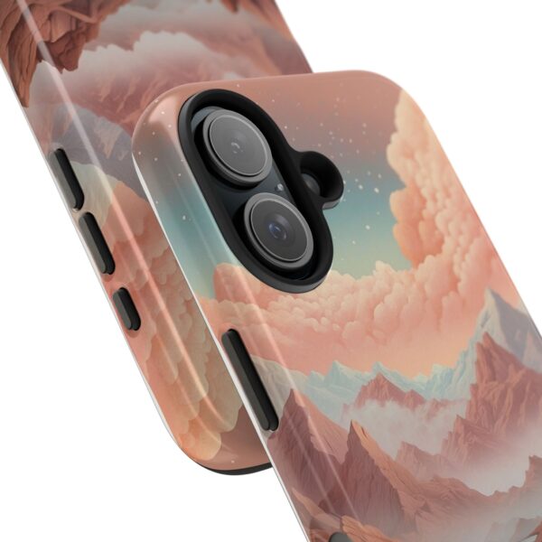 Mountain Reflection Tough Phone Case - Nature-Inspired Design for Adventurers