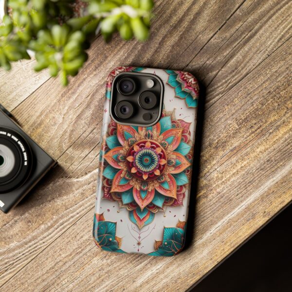 Mandala Phone Case, Colorful Floral Design, Bohemian Style, Tough Cases, Gift for Her