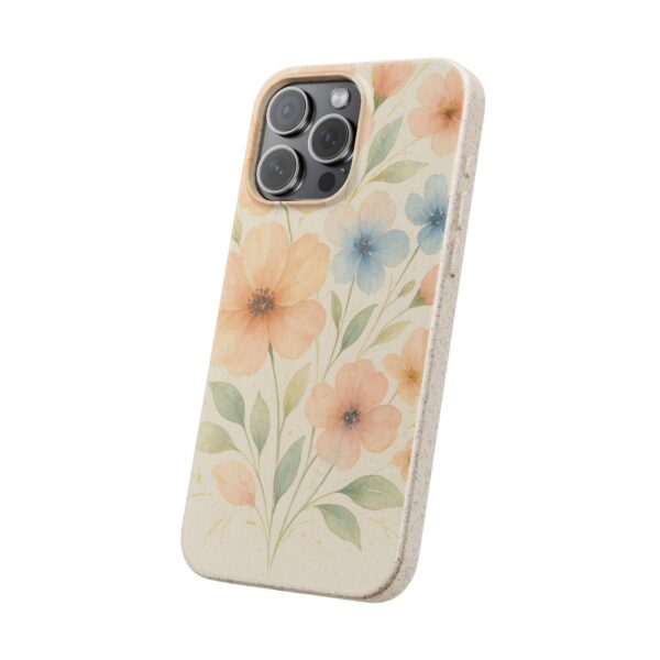 Floral Biodegradable Phone Case - Eco-Friendly Nature Design