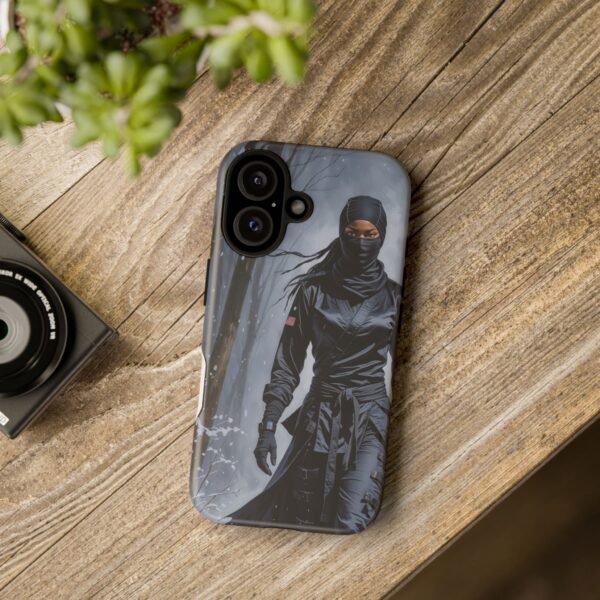 Artistic Phone Case, Ninja Aesthetic, Unique Smartphone Cover, Adventurous Spirit