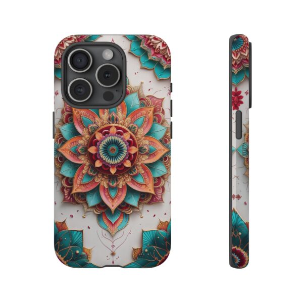 Mandala Phone Case, Colorful Floral Design, Bohemian Style, Tough Cases, Gift for Her