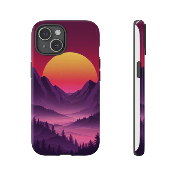 Mountain Sunset Phone Case - Tough Cases for Nature Lovers