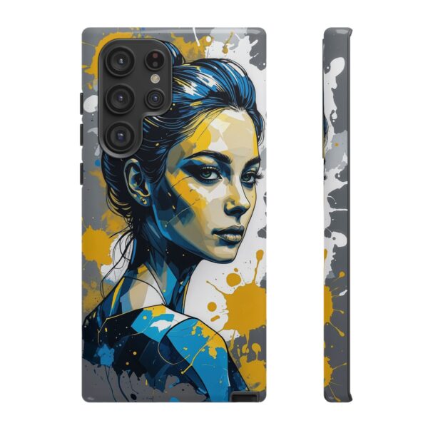 Vibrant, Artistic Tough Phone Case, Modern Art, Smartphone Accessories