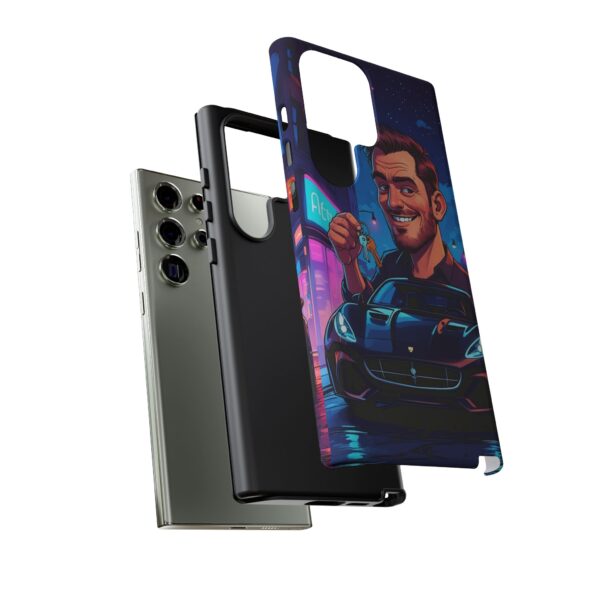 Stylish Car Enthusiast Phone Case with Key Design