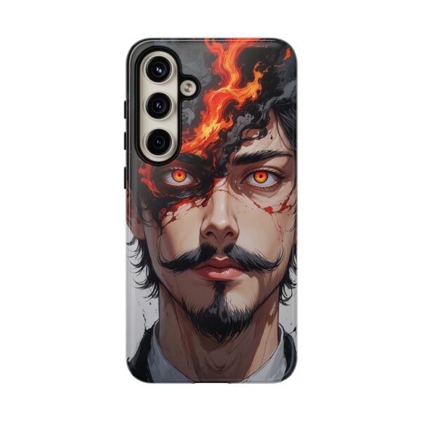 Fiery Design, Anime Style, Unique Cell Phone Accessory, Strong and Stylish