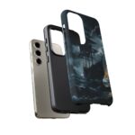 Stormy Seas Tough Phone Case - Pirate Ship Design