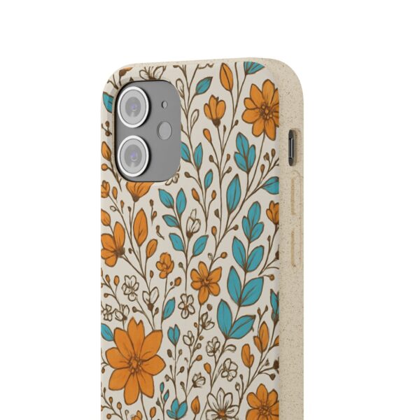 Floral Biodegradable Phone Case - Eco-Friendly Design for Nature Lovers