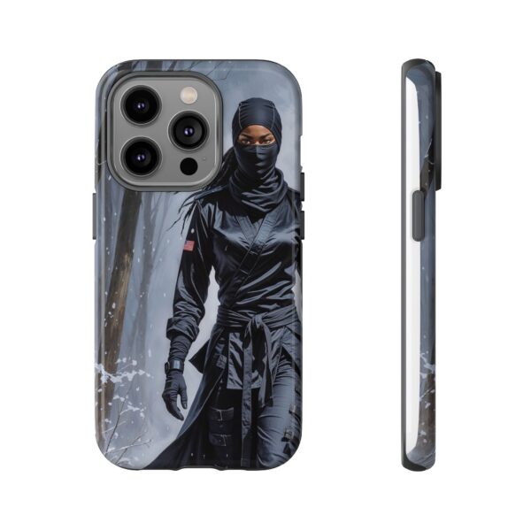 Artistic Phone Case, Ninja Aesthetic, Unique Smartphone Cover, Adventurous Spirit
