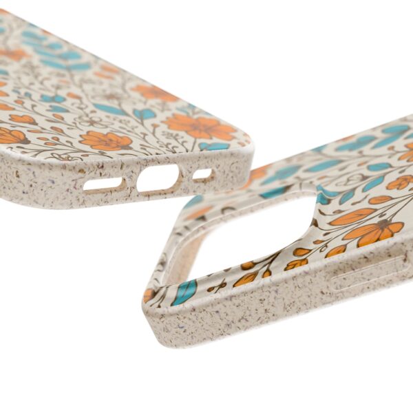 Floral Biodegradable Phone Case - Eco-Friendly Design for Nature Lovers