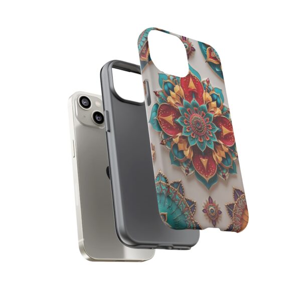Colorful Mandala Phone Cover, Bohemian Style Accessory, Unique Gift for Her, Stylish Smartphone Protection