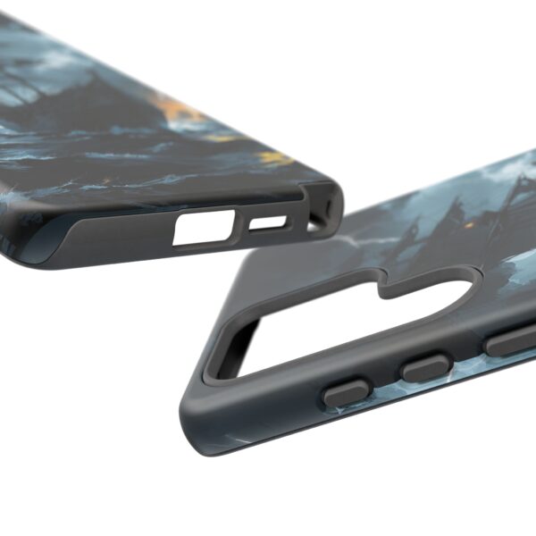 Stormy Seas Tough Phone Case - Pirate Ship Design