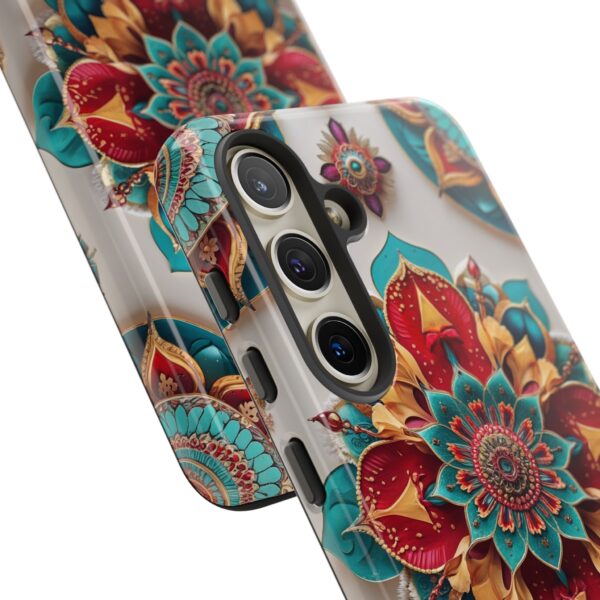 Colorful Mandala Phone Cover, Bohemian Style Accessory, Unique Gift for Her, Stylish Smartphone Protection