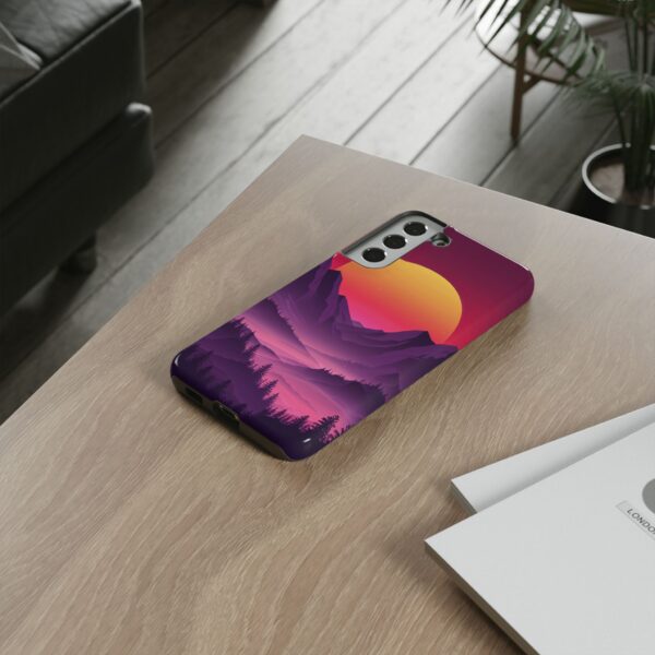 Mountain Sunset Phone Case - Tough Cases for Nature Lovers