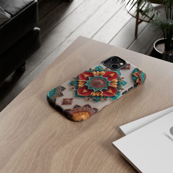 Colorful Mandala Phone Cover, Bohemian Style Accessory, Unique Gift for Her, Stylish Smartphone Protection