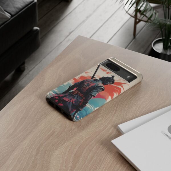 Samurai Warrior Phone Case, Tough Cases, Unique Phone Accessories, Phone Cover Gift, Gamer Phone Decor, Anime Style Case