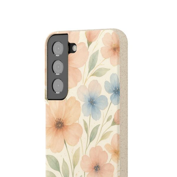 Floral Biodegradable Phone Case - Eco-Friendly Nature Design