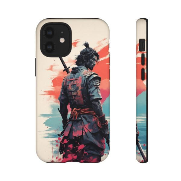 Samurai Warrior Phone Case, Tough Cases, Unique Phone Accessories, Phone Cover Gift, Gamer Phone Decor, Anime Style Case