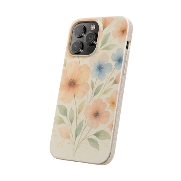 Floral Biodegradable Phone Case - Eco-Friendly Nature Design