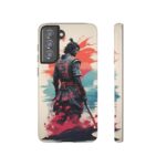 Samurai Warrior Phone Case, Tough Cases, Unique Phone Accessories, Phone Cover Gift, Gamer Phone Decor, Anime Style Case