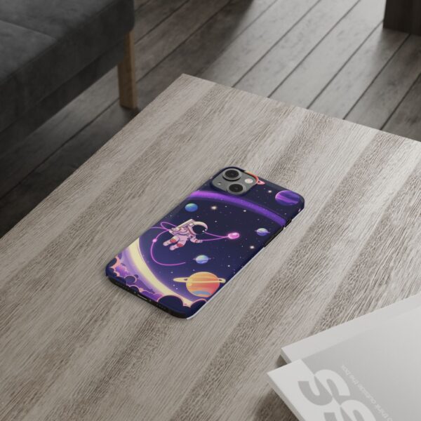 Space Astronaut Slim Phone Case