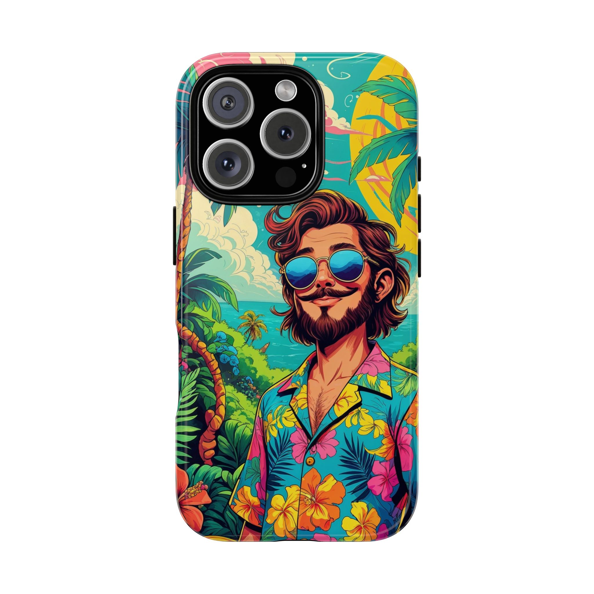 Stylish Hawaiian Tough Phone Case - Perfect for Trendsetters & Everyday Use