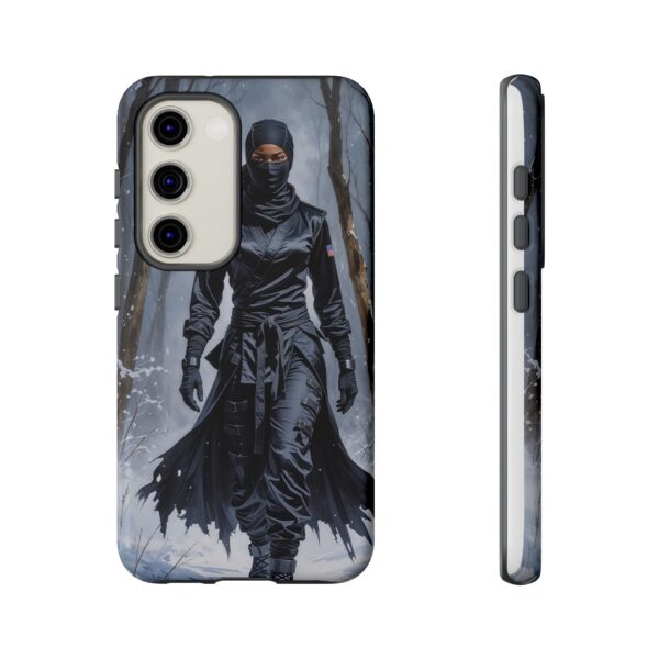 Artistic Phone Case, Ninja Aesthetic, Unique Smartphone Cover, Adventurous Spirit