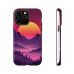 Mountain Sunset Phone Case - Tough Cases for Nature Lovers