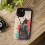 Samurai Warrior Phone Case, Tough Cases, Unique Phone Accessories, Phone Cover Gift, Gamer Phone Decor, Anime Style Case