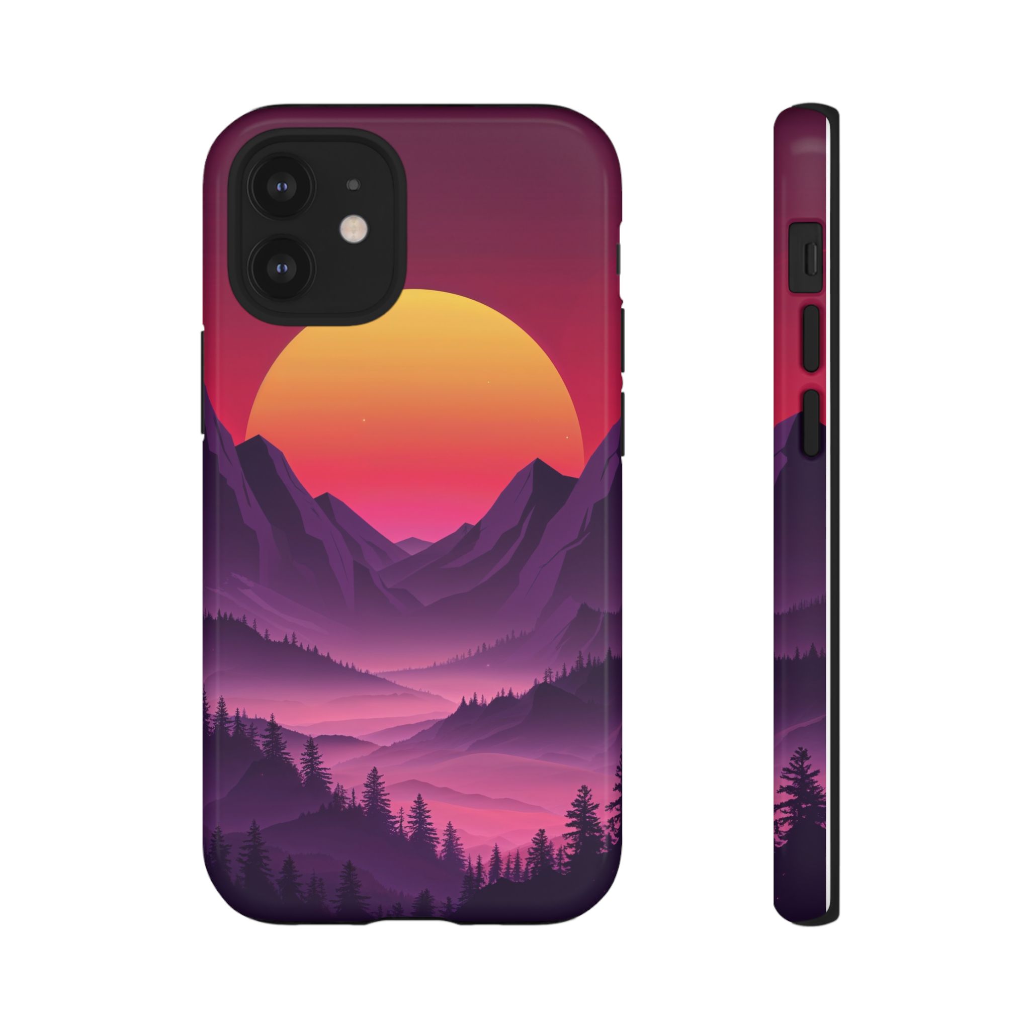 Mountain Sunset Phone Case - Tough Cases for Nature Lovers