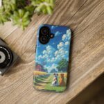 Dog-Themed Phone Case, Whimsical Pet Lover Case, Cute Animal Accessory, Nature Scene Protection, Gift for Dog Owners