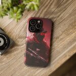 Red Urban Warrior Phone Case for Gamers & Action Fans