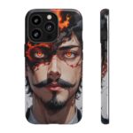 Fiery Design, Anime Style, Unique Cell Phone Accessory, Strong and Stylish
