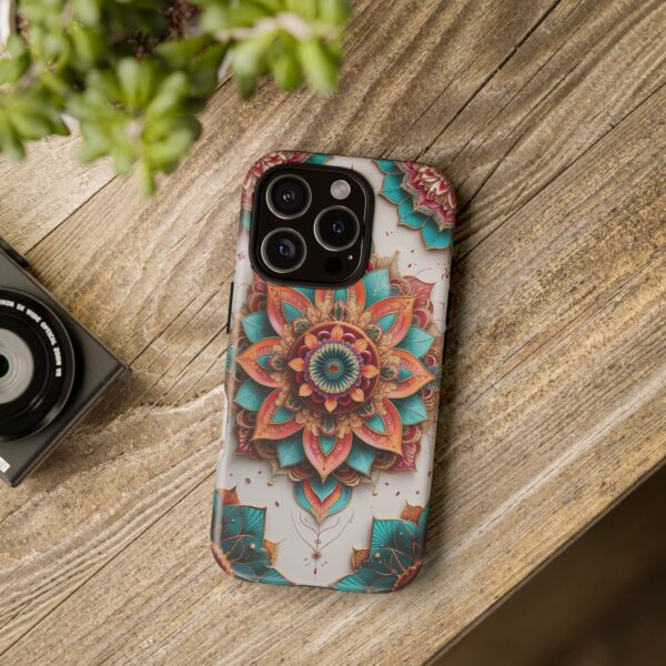 Mandala Phone Case, Colorful Floral Design, Bohemian Style, Tough Cases, Gift for Her