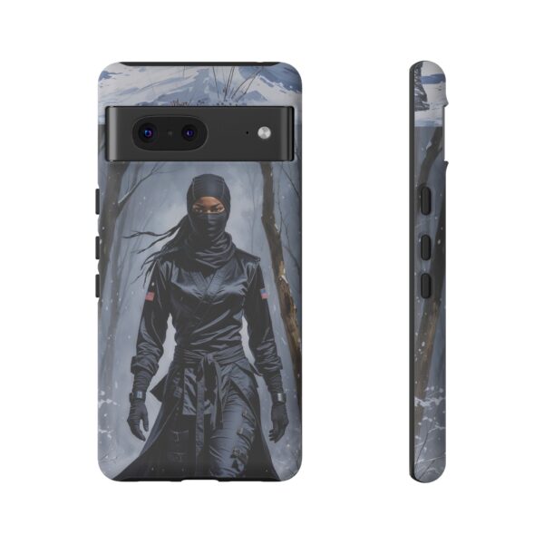 Artistic Phone Case, Ninja Aesthetic, Unique Smartphone Cover, Adventurous Spirit