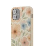 Floral Biodegradable Phone Case - Eco-Friendly Nature Design