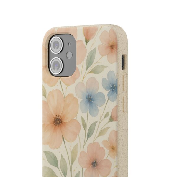 Floral Biodegradable Phone Case - Eco-Friendly Nature Design