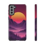 Mountain Sunset Phone Case - Tough Cases for Nature Lovers